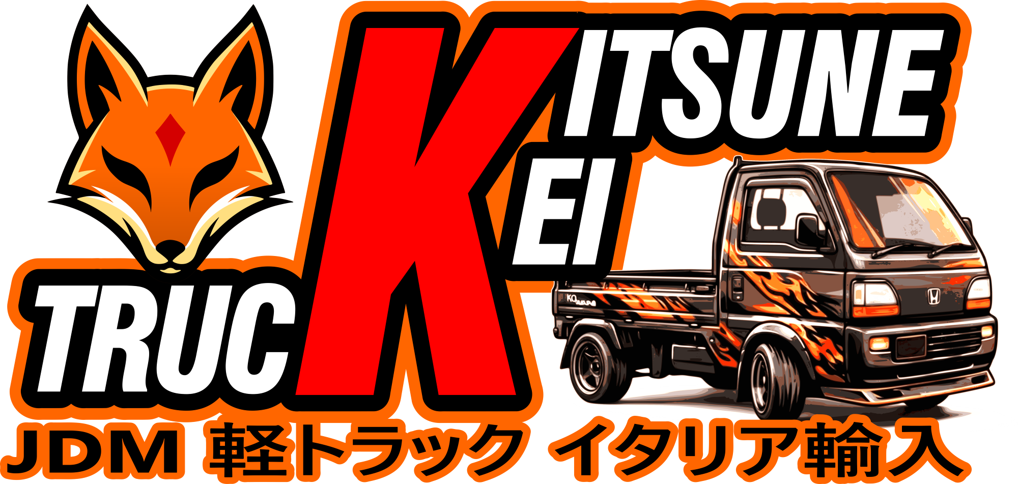 Kitsune Kei Truck Logo