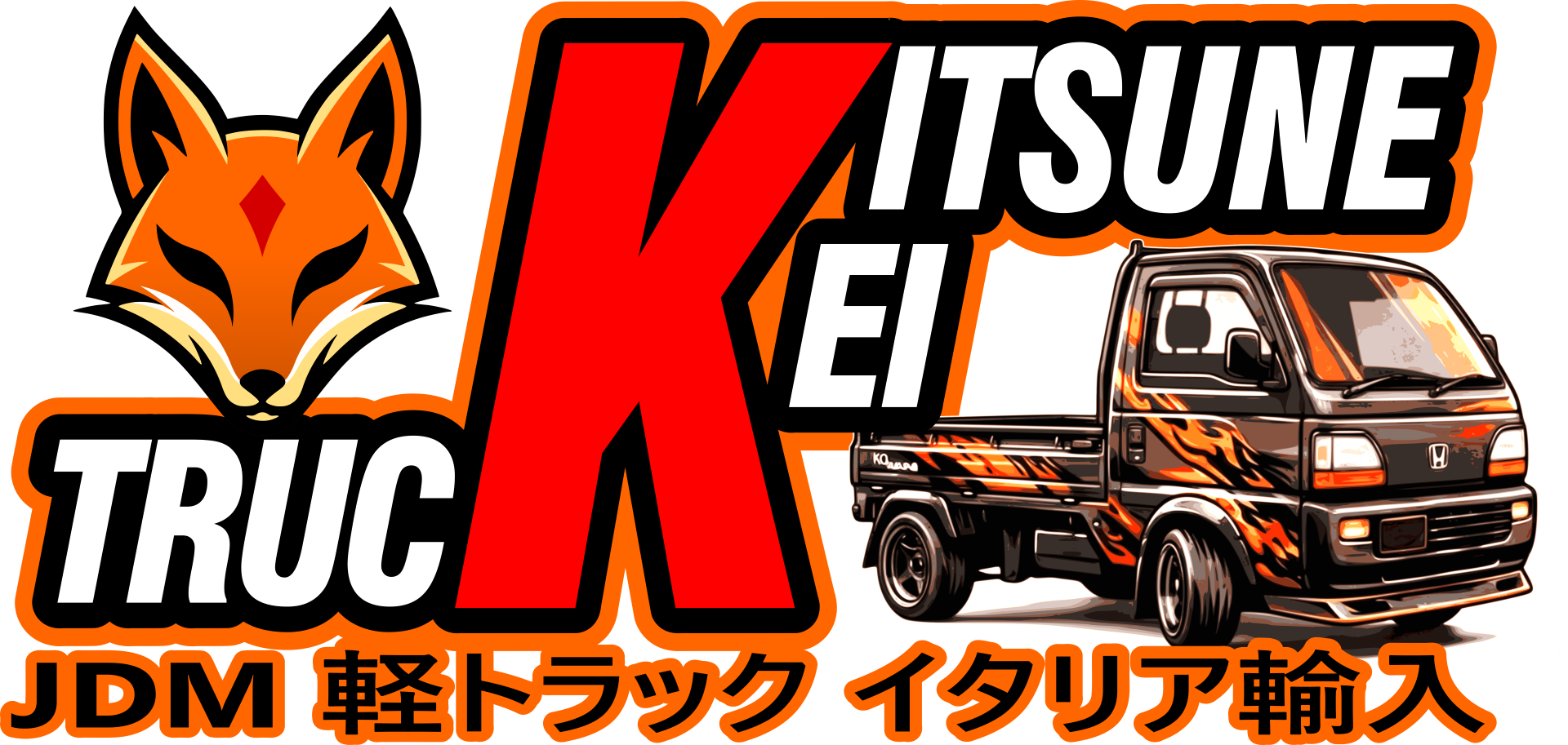 Kitsune Kei Truck Logo UHD